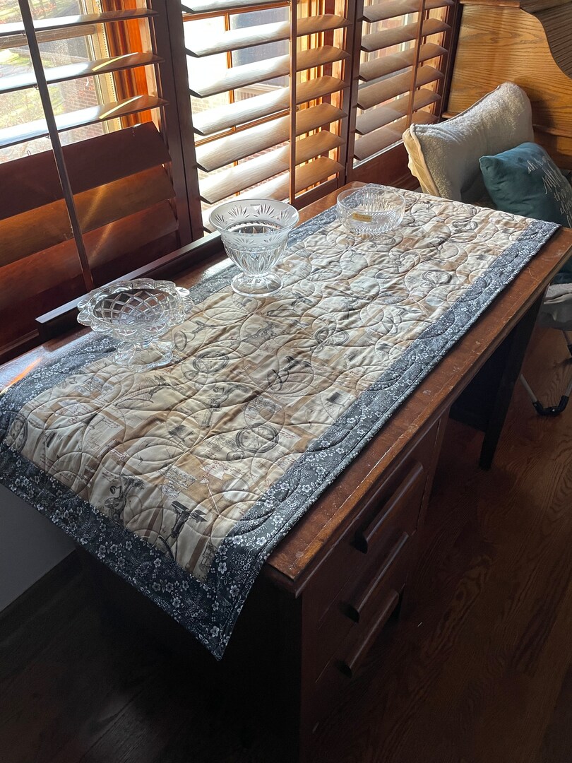 Beautiful Quilted Dresser Runner Industrial Brown | MakerPlace by Michaels Beautiful Quilted Dresser Runner Industrial Brown | MakerPlace by Michaels